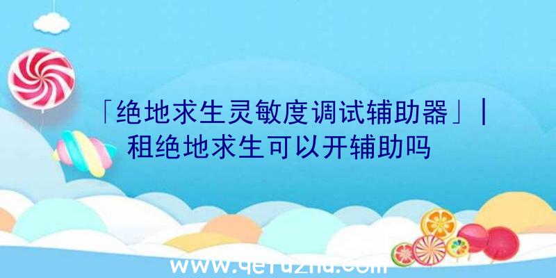 「绝地求生灵敏度调试辅助器」|租绝地求生可以开辅助吗